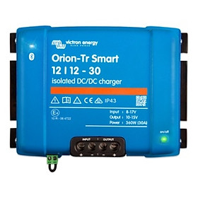 Bộ dual battery Orion-Tr Smart 12/12-30A Isolated DC/DC charger công suất 360W của thương hiệu Victron Energy