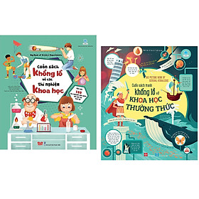 Combo 2 Cuốn: Big Picture Book Of General Knowledge - Cuốn Sách Tranh Khổng Lồ Về Khoa Học Thường Thức + Cuốn sách mang đến kiến thức khái quát cho bé: Big Book Of Science Experiments - Cuốn Sách Khổng Lồ Về Các Thí Nghiệm Khoa Học