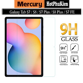 Mua Miếng dán kính cường lực màn hình cho Samsung Galaxy Tab S8 2022 / S7 2020 11   / S8 Plus / S7 Plus / S7 FE 12.4   hiệu HOTCASE Mercury H+ Pro (Chống va đập  vát cạnh 2.5D  chống vân tay  mỏng 0.3mm  độ cứng 9H) - Hàng nhập khẩu