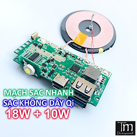 Mua Mạch Sạc Dự Phòng Sạc Nhanh - Sạc Không Dây - NLMT