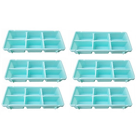 Mua Combo 6 Khay Làm Đá Rau Câu 6 Viên Kích Thước 25 5 x 10 5CM