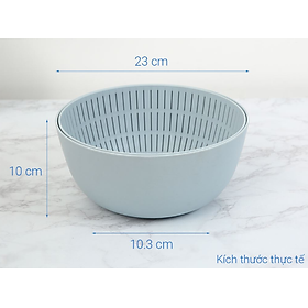 Bộ thau rổ đa năng inochi 23cm