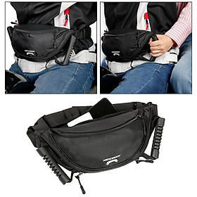 1 Piece  Bag Grab Handles Waist Bag Adjustable Anti-Fatigue Strap for Motorcycle Snowmobile Cycling Riding Riding