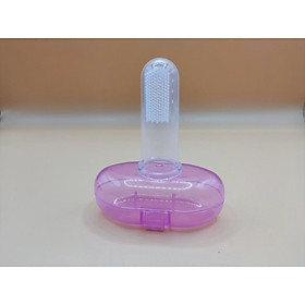 Mua Bàn chải Silicon mềm xỏ ngón  rơ lưỡi  đánh răng cho bé sơ sinh