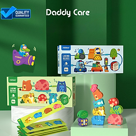 Đồ chơi montessori xâu hạt cho bé phát triển tư duy Logic Mideer Lacing Beads