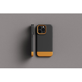 Ốp Lưng Elago Glide Case Dành Cho iPhone 14 ProMax  14 Pro  14 Plus  14 - Hàng Chính Hãng - Dark Grey - Yellow - iPhone 14 ProMax