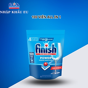 Túi 80 viên rửa chén Finish All In 1 Max Dishwasher Tablets PTT025451 - 100V Finish All in 1 Max