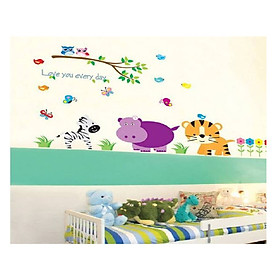 Decal Vườn thú EB16