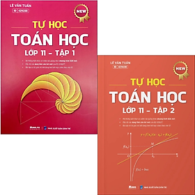 Combo Tự học Toán học Lớp 11 - Tập 1 + 2 (Moon)