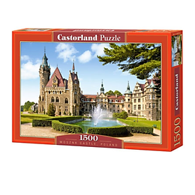 Xếp hình puzzle Moszna Castle, Poland 1500 mảnh CASTORLAND C-150670