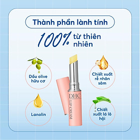 Son dưỡng môi mềm mọng DHC Lip Cream Nhật dưỡng môi khô, làm mặt nạ ngủ cho môi và son lót - Massel Official