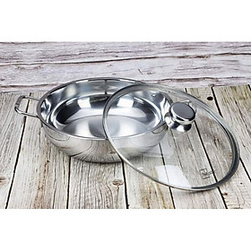Mua Nồi lẩu 3 đáy đa năng Fivestar nắp kính ( từ 24cm-32cm)