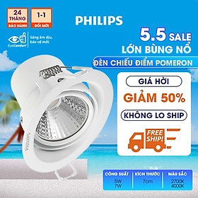 Đèn Philips âm trần chiếu điểm 5977x POMERON 070