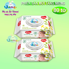 Hình ảnh Combo 3 Gói Khăn giấy ướt cho trẻ sơ sinh HUGGIES không mùi gói 64 tờ