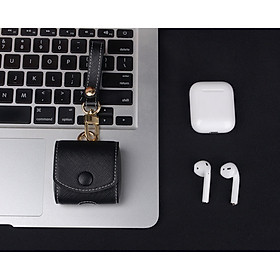 Mua Bao case da chống sốc cho tai nghe Apple Airpods 1 / 2 hiệu i-Smile Leather 2 - Hàng nhập khẩu