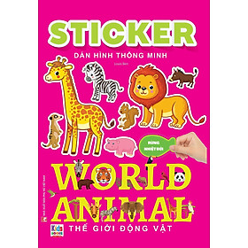 Sách - Sticker dán hình thông minh - Rừng Nhiệt Đới