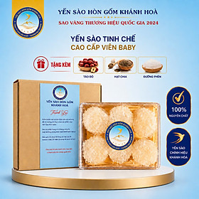 Hộp 10g (10 Viên) Yến Sào Tinh Chế Viên Baby - Yến Sào Hòn Gốm Chính Hiệu Khánh Hòa - HGK NEST