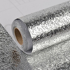Mua Giấy bạc dán tường nhà bếp chống thấm dầu mỡ  được làm từ nhôm kích thước 60cm X 3m
