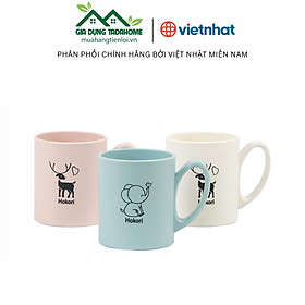 CA CỐC LY NHỰA UỐNG NƯỚC, PHA CÀ PHÊ, LY ĐÁNH RĂNG HOKORI 330ML HÀNG VIỆT NHẬT 6366 [ GIAO MÀU NGẪU NHIÊN ] - TADAHOME