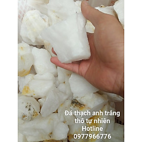 Đá Thạch Anh Trắng Thô Tự Nhiên Loại Đẹp (1 kg)