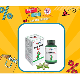 Thực phẩm chức năng Calci Nano K2 Softgels - tăng chiều cao, bổ sung canxi và vitamin D hàng ngày