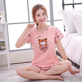 Đồ bộ pijama mặc nhà cộc đùi cao cấp, chất vải mềm mịn mát mẻ