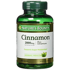 Thực phẩm chức năng hỗ trợ tiêu hóa GNC Cinnamon & Chromium 60 viên