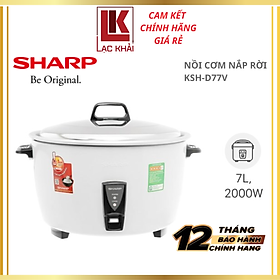 Mua Nồi cơm điện nắp rời Sharp KSH-D55V/D77V/D1010V - 5Lit / 7Lit / 10Lit - Hàng chính hãng - Bảo hành 12 tháng
