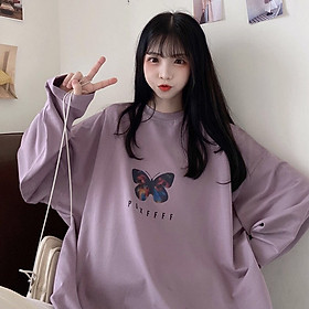  Áo thun tay dài form rộng unisex Wind POXFFF ulzzang Wind