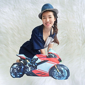 Gối Ôm 3D Xe Ducati (75cm)