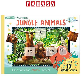 Little Wonders Sticker By Number - Jungle Animals