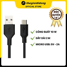 Mua Cáp Micro 2m AVA DS454 Đen - Hàng chính hãng