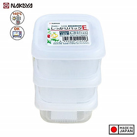 Set 03 hộp chia thức ăn dặm cho bé Nakaya Pack E 200ml - Hàng nội địa Nhật Bản nhập khẩu chính hãng