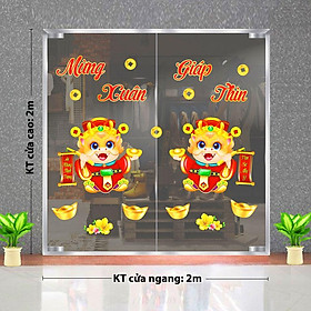 Mua DECAL TRANG TRÍ TẾT 2024 SỐ16