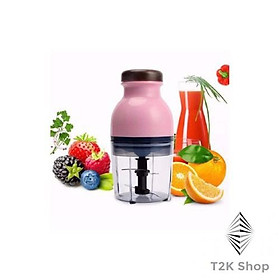 Mua Máy xay sinh tố cầm tay - Máy xay thịt đa năng osaka 4 lưỡi xay siêu bền công suất 350W - T2K Shop