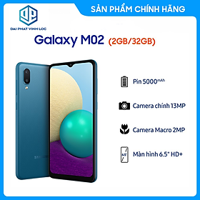 Mua Điện thoại Samsung Galaxy M02 (32GB/2GB) - Màn Hình 6.5 Inches - Hàng chính hãng - Mới 100%  Nguyên seal | Bảo hành 12 tháng