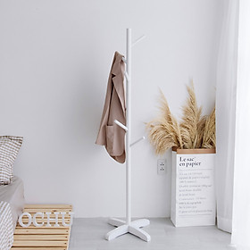 Cây Treo Quần Áo Đứng Bằng Gỗ OCHU - Standing Hanger - White/Black/Natural