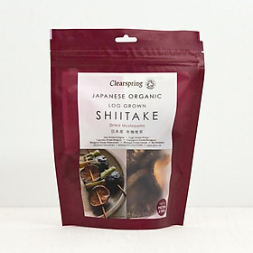 Nấm hương - Đông cô shiitake hữu cơ sấy Clearspring 40g