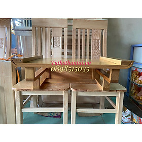 Bàn thờ treo tường gỗ Sồi mẫu hiện đại ngang 61cm, ngang 69cm ( Hàng loại 1 )