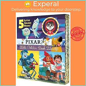 Sách - Pixar Little Golden Book Library (Disney/Pixar) : Coco, Up, Onward, Soul, Luca by Various (US edition, hardcover)