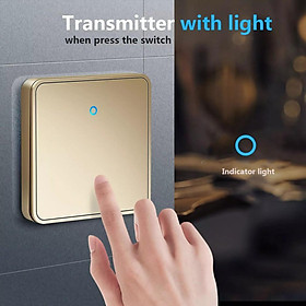 Mua Công Tắc Điều Khiển Thiết Bị Không Dây Thông Minh 2 Trong 1: Sử Dụng App Smart Life/ Tuya và Remote RF 433MHz.& Nút Nhấn