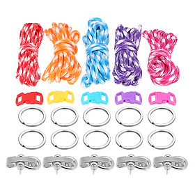 250lbs Bộ Dụng Cụ Chế Tạo Vòng Paracord Có Móc Khóa