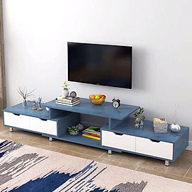 Kệ TV A1966 mầu vàng, gỗ công nghiệp MDF phủ melamin (120-190)*30*36cm