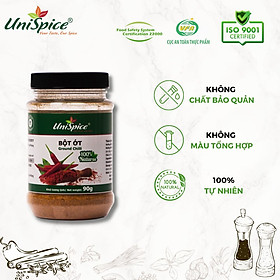 Bột ớt UniSpice siêu cay, nồng, nguyên chất/ lọ-Ground chilli