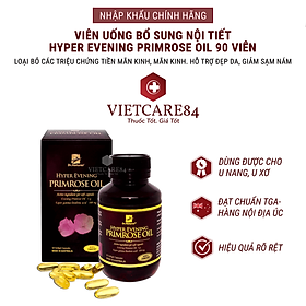 Viên uống tiền mãn kinh nhập khẩu chính hãng Úc HYPER EVENING PRIMROSE OIL (90 viên) giúp bổ sung cân bằng nội tiết tố nữ, giảm các triệu chứng tiền mãn kinh, mãn kinh, hỗ trợ đẹp da, giảm nám da, giảm tóc rụng