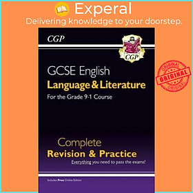 Sách - Grade 9-1 GCSE English Language and Literature Complete Revision & Practice  by CGP Books (UK edition, paperback)