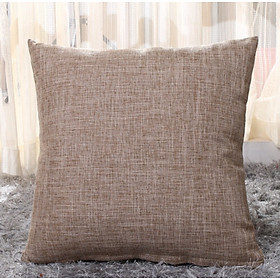 Mua VỎ Gối tựa lưng  gối sofa Vải BỐ GAI MỀM Trơn Màu vải bố dày dặn SIZE ĐẠI