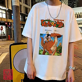ÁO THUN KIỂU UNISEX AOMI DRAGON TAY NGẮN TAY LỠ NAM NỮ CHẤT LƯỢNG CAO