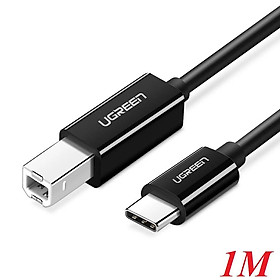 Mua Ugreen UG80811US241TK 1M màu đen cáp USB type C ra Type B 2.0 Printer Scanner - HÀNG CHÍNH HÃNG