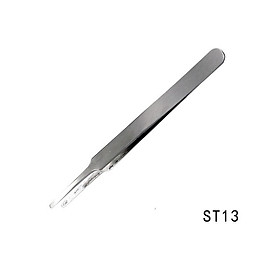 Nhíp bằng thép không gỉ sửa chữa thủ công Tiện ích DIY điện tử nhíp chính xác nhọn khuỷu tay nhọn miệng nhíp nhỏ